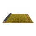 thumbnail image 2 of Ahgly Company Indoor Square Animal Yellow Traditional Area Rugs, 5' Square, 2 of 4
