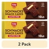 (2 pack) Schar - Gluten Free Sch'nacks, Shelf Stable Cream Filled Snack Cakes - 10 Pack