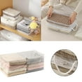 thumbnail image 2 of Home Textile Storage Large Capacity Clear Organizer for Sweater and Bed Sheets Foldable Pouch Versatile Travel Storage Container, 2 of 4