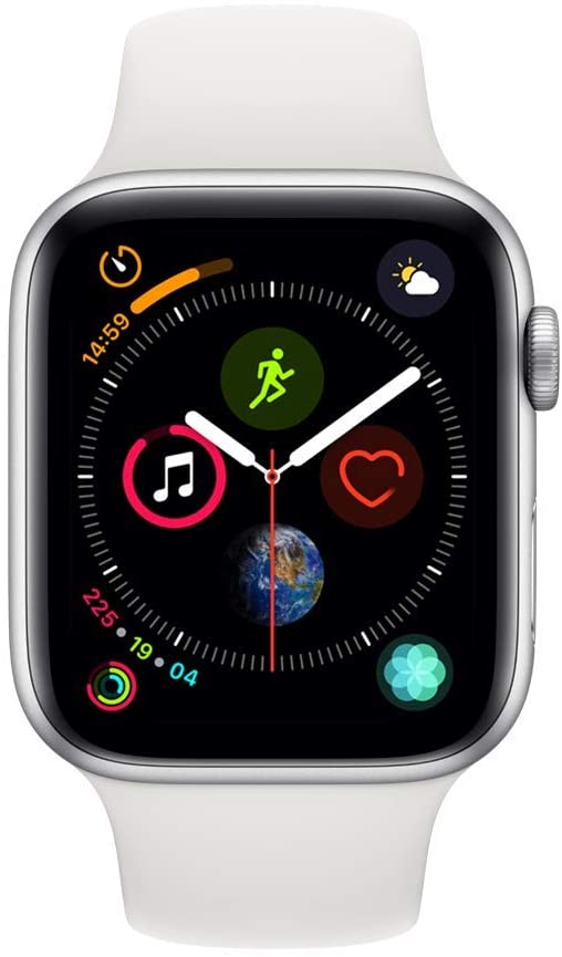 Apple Watch Series 4 44mm Space Gray Aluminum Case With Black Sports Band  (GPS + Cellular) - Used - Walmart.com