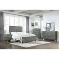 thumbnail image 4 of Coaster Nathan Mid-Century Wood California King Panel Bed in Gray, 4 of 8