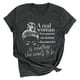 thumbnail image 1 of Camiseta de manga corta con estampado de letras y cuello redondo suelto a la moda de verano para mujer Pompotops  hfajkhk133960, 1 of 4