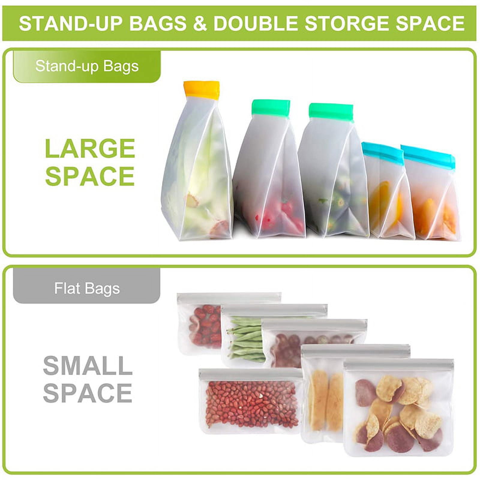 Reusable PEVA Storage Bags - 15 count – FoodVacBags