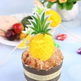thumbnail image 5 of YOSADIER 50pcs Disposable Bamboo Picks for Drinks Party Favors with Honeycomb Pineapple Pattern, 5 of 8