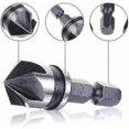 thumbnail image 5 of 3pcs 1/4 Inch Hex Shank 5 Flute 90 Degree Chamfering Countersink Drill Bit Set 12mm 16mm 19mm, 5 of 5