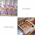 thumbnail image 6 of Placemats Set of 6, Blue Purple Gnomes Woven Placemat, Linen Place Mats for Kitchen/Dining Tables, Spring Country Hydrangea Flower Leaf Washable Table Mats for Party, 6 of 8