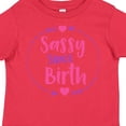 thumbnail image 4 of Inktastic Sassy Since Birth, Sassy, Sassy Girl, Arrow, Hearts Girls Toddler T-Shirt, 4 of 5