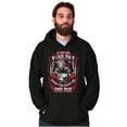 thumbnail image 3 of You Must Be 2nd Due Fire Fighter Men's Big & Tall Graphic Hoodie Brisco Brands 2X, 3 of 5