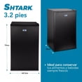 thumbnail image 4 of Frigobar Refrigerador Acero Inoxidable 91 Litros 3.2 Ft Negro, 4 of 7