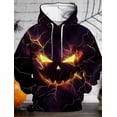 thumbnail image 4 of 2024 Nueva sudadera con capucha cómoda de moda informal para uso diario para hombres y mujeres con estampado 3D de calabaza para Halloween, pareja del mismo estilo, baile de graduación y carnaval, 4 of 4