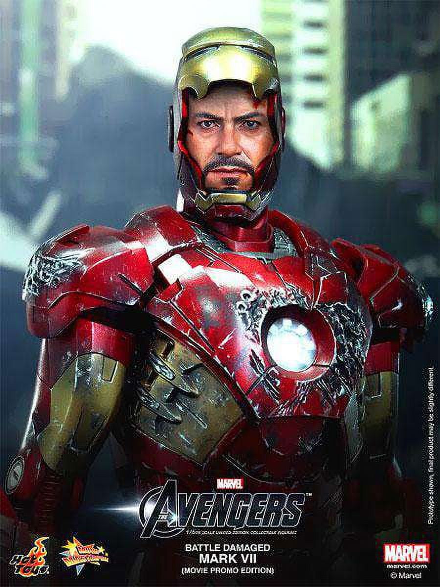 Marvel Avengers Battle Damaged Iron Man Mark VII Collectible Figure