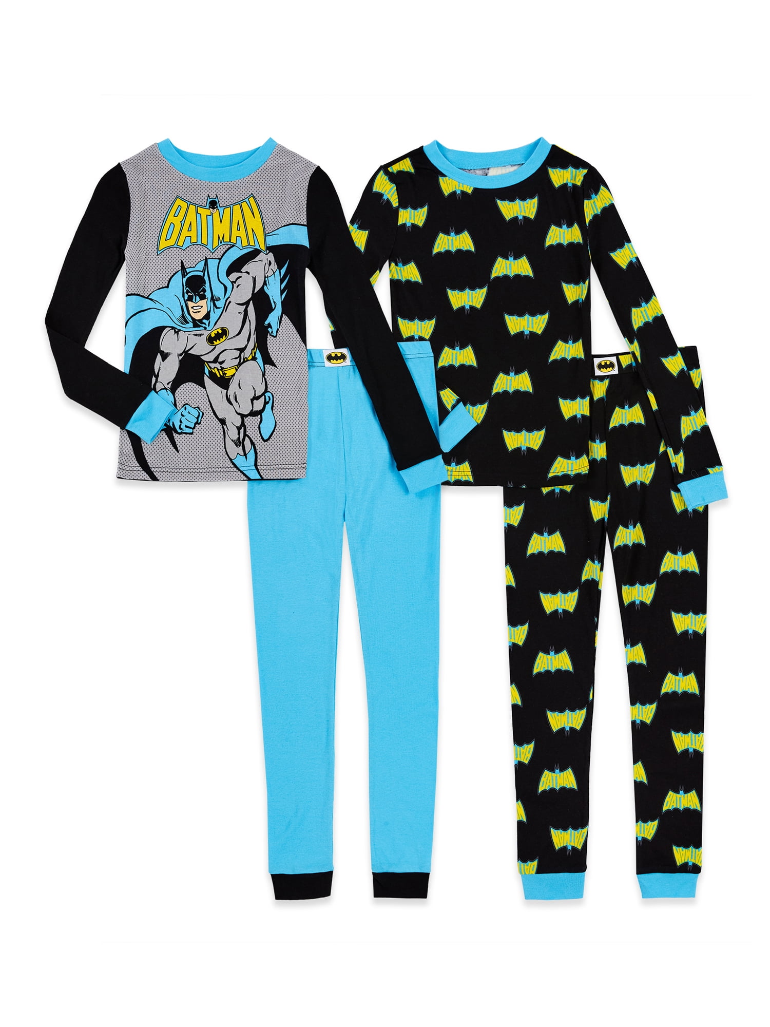 Essentials Boys Snug-Fit Cotton Pajamas Sleepwear Sets