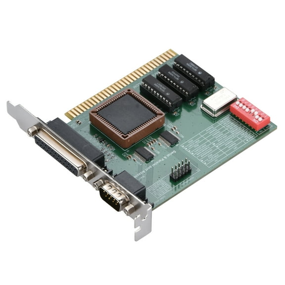 Classic ISA Expansion Card COM1 & COM2 Serial, LPT1 Parallel for Vintage PCs Accessory Card