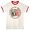 Ivory, variant on Beastie Boys Ying Yang Ringer T Shirt (Ivory, AdultS)