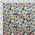 thumbnail image 3 of oneOone Cotton Flex White Fabric Halloween Quilting Supplies Print Sewing Fabric By The Yard 40 Inch Wide, 3 of 4