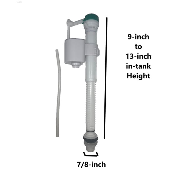 Caroma Toilet Replacement "Water Saver" Toilet Adjustable Fill Valves (Green/White)