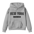 thumbnail image 3 of New York Italian Hoodies for Girls Boys Long Sleeve Casual Graphic Hooded Sweatshirt with Pockets Pullover Tops, 3 of 5