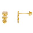 thumbnail image 2 of Broquel Oro 10K Horoz 3 Corazones W489, 2 of 5