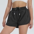 thumbnail image 2 of TOWED22 Girls Boys Athletic Shorts with Pockets High Waisted Running Shorts with Liner for Kids Active Sports Soccer(Black,10-13 Y), 2 of 4