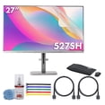 thumbnail image 1 of HP Series 5 27 inch FHD Height Adjust Monitor Bundle Including: Logitech MK850 Wireless Keyboard and Mouse Combo, 3x HDMI Cable, Surge Protector, Cable Ties, Screen Cleaning Kit, Screen Protector, 1 of 9