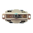 thumbnail image 2 of Leviton 2510 20 Amp, 120/208 Volt- 3PY, Flush Mounting Locking Receptacle, Industrial Grade, Grounding, V-0-Max, Black, 2 of 2