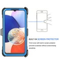thumbnail image 5 of Takfox Samsung Galaxy A54 5G Belt Clip Holster Case with [Built in Screen Protecotr],Rugged Shockproof Heavy Duty Locking Swivel Holster Kickstand Hard Full Body Cover- Blue, 5 of 7