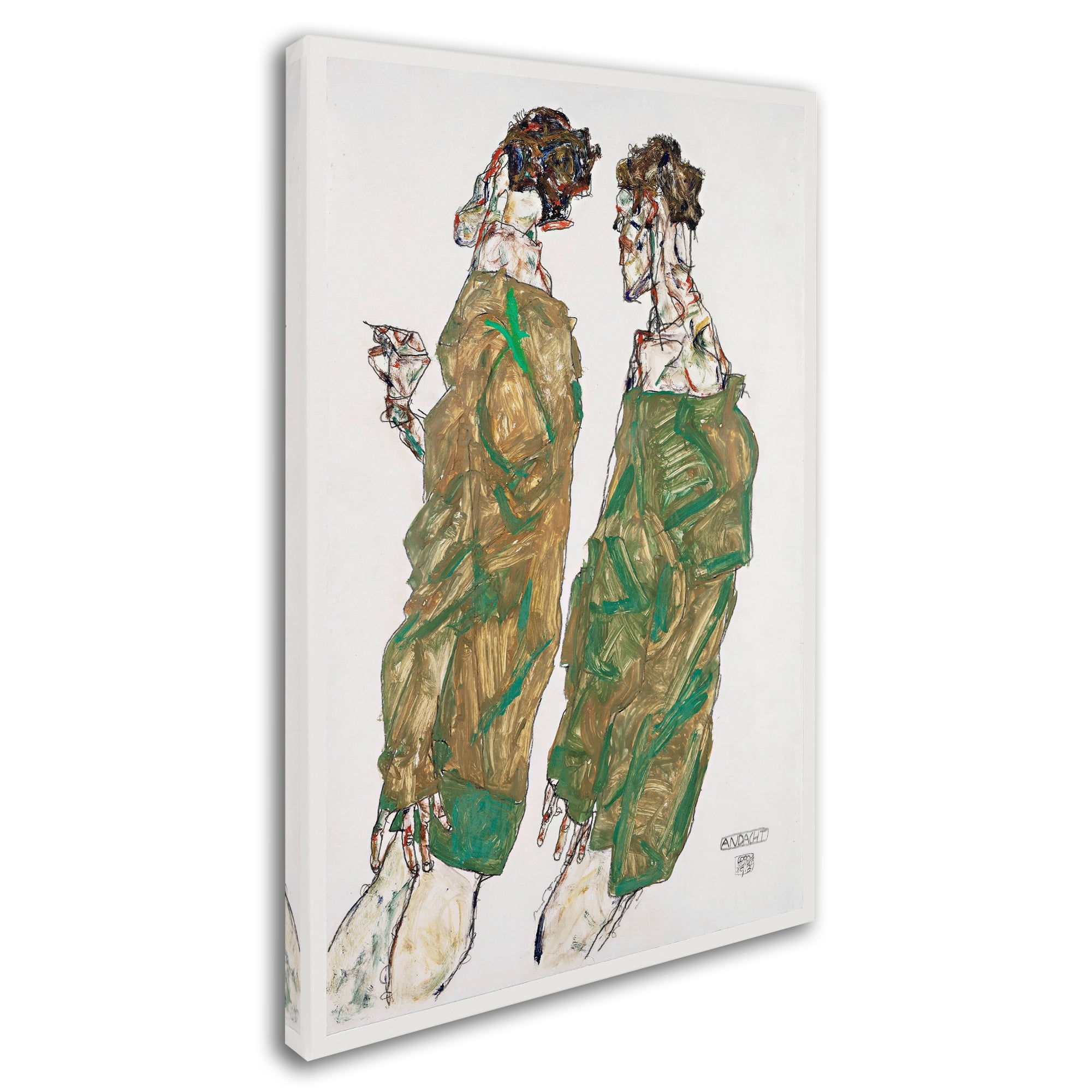 Trademark Fine Art 'Devotion' Canvas Art by Egon Schiele