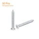 thumbnail image 3 of Tornillos blancos ST3.5x30mm, tornillos autoperforantes, paquete de 50, tornillos de cabeza plana Phillips para trabajar la madera, 3 of 5