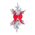 thumbnail image 3 of Guirnaldas artificiales navideñas Macarena Lazo rojo 60 cm, 3 of 8