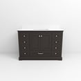 thumbnail image 5 of Dukes 48 in. W x 22 in. D Espresso Single Bath Vanity and White Quartz Top, 5 of 10