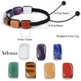 thumbnail image 5 of 7 Chakra Balancing Bracelet with Healing Crystals | Adjustable Energy Stone Wristband for Women by Arlenza, 5 of 5