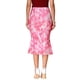 thumbnail image 3 of Falda Bohemia Chic INSPIRE para Mujer, Falda Midi Bodycon de Malla con Cola de Pez XL Rosa, 3 of 6