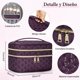 thumbnail image 4 of Cosmetiquera Bolsa de Maquillaje Grande Bolsa de Cosméticos de Viaje para Mujer Doble Capa Portátil Multifunción Bolsa de Maquillaje de Viaje Bolsa de Tocador Neceser portátil, 4 of 7