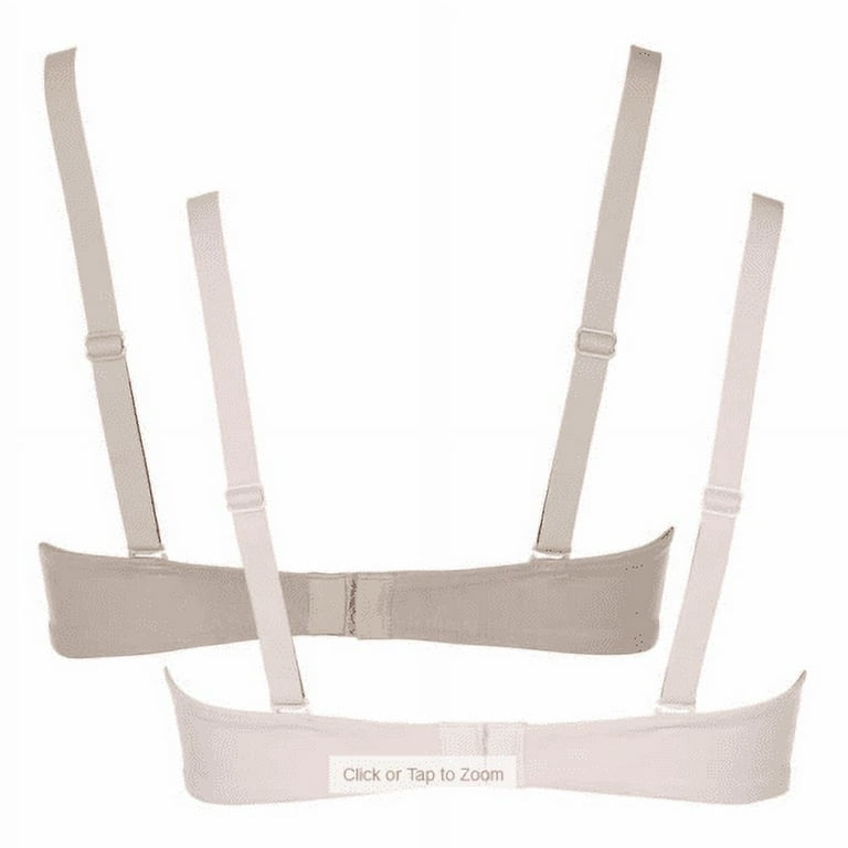 Calvin Klein Womens Adjustable Straps Wirefree Bra 2 Pack,Pink/Grey,Medium  
