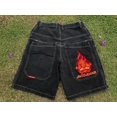thumbnail image 1 of Pantalones cortos de mezclilla Y2k para hombre, pantalones cortos de mezclilla de Hip-hop europeos y americanos,, 1 of 5