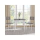 thumbnail image 2 of 2-person home dining mesa set 3-piece set con spiral mesa legs para small kitchens y apartments, 2 of 6