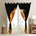 thumbnail image 4 of 2 Panels Volleyball Basketball Baseball Print Curtains for Bedroom Living Room Blinds Windows cortinas Boy Sport cotinas, 4 of 7