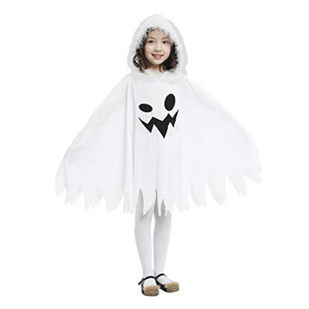 Jimall Girls Halloween Costumes Ghost Scary Fanny Dress 3-4