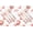 Rose Gold, variant on 40PCS Silver Plastic Silverware - Elegant Cutlery Sets for Party
