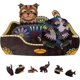 thumbnail image 1 of Wooden Jigsaw Puzzles, Wooden Puzzle Pieces for Adults and Kids, 100 Pieces Unique Shape (8.8 x 6.3inch),Cat and Dog Puzzle Toys, 1 of 4