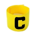 thumbnail image 2 of Soumake Adjustable Soccer Basketball Player Captain C Mark Armbands Elastic Sticker Practical, 2 of 5