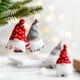 thumbnail image 3 of Decoración navideña hecha a mano, gnomo navideño sin rostro, decoración colgante, sombrero de punto festivo, adorno para fiesta de árbol de Navidad, 3 of 4