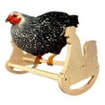 thumbnail image 3 of GROWTH TANK Parrot Playstand Bird Playground Wood Perch Gym Training Stand Playpen Bird Toys Chicken Shape, 3 of 8