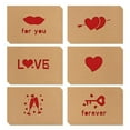 thumbnail image 2 of Valentine's Day Gift,6pcs Valentines Day Cards with Cut Heart Design and Envelopes Romantic Festival Greeting Cards for Adults for Expressing Love and Warm Wishes Valentine S Birthday, 2 of 9