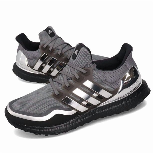 Ad-id-as Ultraboost 1.0 Metallic Silver Medal DNA Black Grey EG8103 Men's 18 Shoes