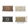 thumbnail image 3 of Aurgiarme Straw Clutches Purse for Women Crossbody Bag Summers Beach Shoulder Bags Envelope Wallet Woven Evening Handbags Gifts, 3 of 9