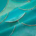 thumbnail image 5 of Manfei Mermaid Scale Curtains and Drapes Pack of 2 (52x63 Each), Gradient Fish Tail Black Out Curtains, Turquoise Aqua, 5 of 6