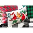 thumbnail image 6 of Evergreen Cardinals Branch Lumbar Pillow, 6 of 8