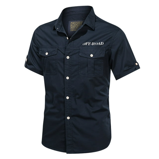 Chemises pour Hommes pour Activités Extérieures - Chemise à Manches Courtes Élégante pour Hommes Moderne pour Usage Quotidien Chemise Durable pour Usage Quotidien