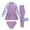 a-Purple23592, variant on FINALGANG Girls Kids Marble Print 3 Piece Swimsuit Set Long Sleeve Half Zip Stretchy Cover Up Leggings Brief For Beach Swimming Water Activities Classic Swimwear